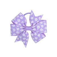 Floral Pinwheel 3" Bow with Hair Elastic