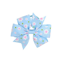 Floral Pinwheel 3" Bow with Hair Elastic