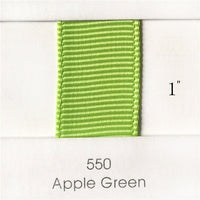 Solid 3/8" (9mm) Grosgrain Ribbon 20 Yards Rolls