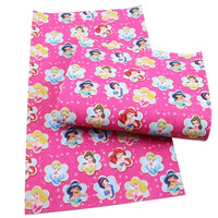 Pretty Girl on Pink Faux Leather Sheet #14