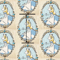 Alice Portrait Faux Leather Sheet #6