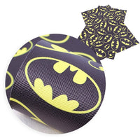 Bat Symbol Faux Leather Sheet