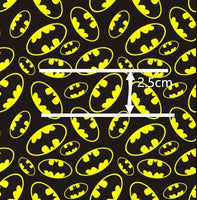 Bat Symbol Faux Leather Sheet