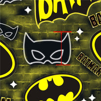 Bat Wall Faux Leather Sheet