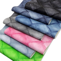 Denim Faux Leather Full Sheet Pack of 7