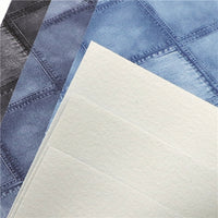 Denim Faux Leather Full Sheet Pack of 7