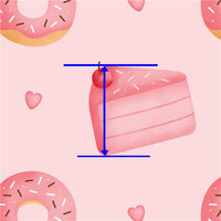 Donuts & Cakes Faux Leather Sheet