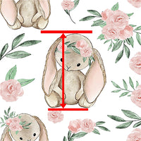 Easter Flopsy Bunny Faux Leather Sheet