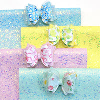 Floral Spring Faux Leather Full Sheet Pack of 8