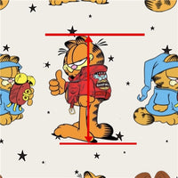 Garfield Cat Having Fun Faux Leather Sheet