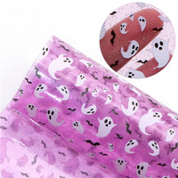 Ghosts On Pink Transparent Sheet