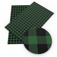 Tartan Coloured Faux Leather Sheets