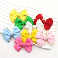 Gold Trim Ribbon Bows