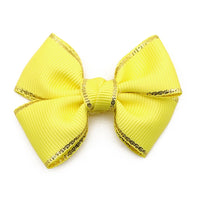 Gold Trim Ribbon Bows