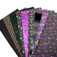 Halloween Design #2 Faux Leather Sheet Pack of 9