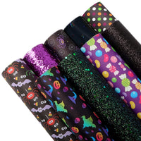 Halloween Design #2 Faux Leather Sheet Pack of 9