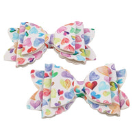 Hearts Layered Bow