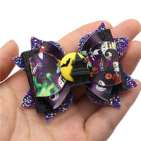 Jack Halloween Resin Premade Bow