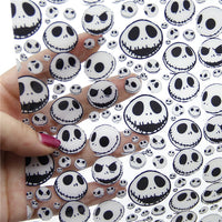 J Faces Transparent Sheet