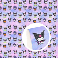 Kuromi Faux Leather Sheet