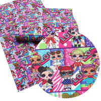 LOL Dolls Patches Faux Leather Sheet