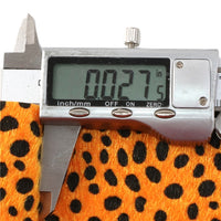 Leopard Print Furry Light Faux Leather Full Sheet Pack of 6