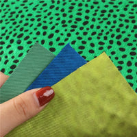 Leopard Print Furry Light Faux Leather Full Sheet Pack of 6