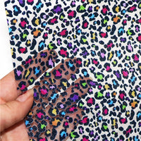 Leopard Rainbow Transparent Sheet
