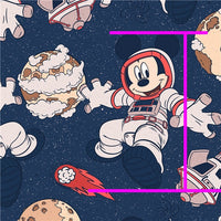 Mouse In Space Faux Leather Sheet #22