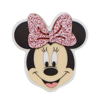 Mouse Pink Bow Glitter Planar