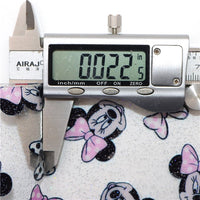 Mouse & Bows Glitter Transparent Sheet