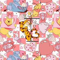 Bear Love Faux Leather Sheet #5