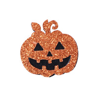 Pumpkin Glitter Felt Planar