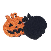 Pumpkin Glitter Felt Planar