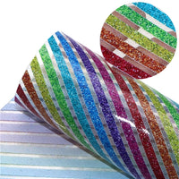 Rainbow Stripes Transparent Sheet