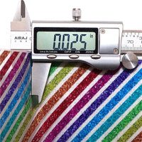 Rainbow Stripes Transparent Sheet