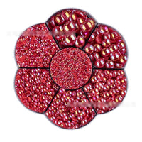Pearl Red Flatback Centres Pack