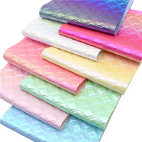 Rhombus Faux Leather Full Sheet Pack of 8