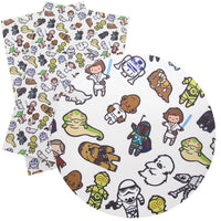 SW Cartoon Faux Leather Sheet