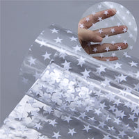 White Stars Transparent Sheet