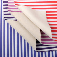 Stripes Faux Leather Full Sheet Pack of 9