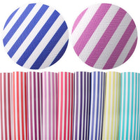 Stripes Faux Leather Full Sheet Pack of 9