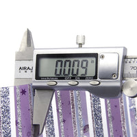 Stripes Purple Transparent Sheet