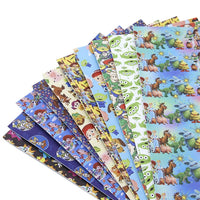Toys Print Faux Leather Full Sheet Pack of 10