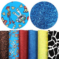 Toys Glitter Faux Leather Full Sheet Pack of 6