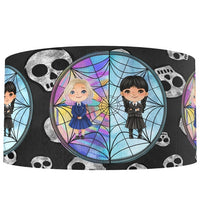 Wednesday Skulls & Window 7/8" Ribbon