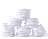 Super Soft Baby Headbands - White & Nude