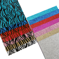 Zebra Colours with Fine Glitter Double Sided Pack of 7