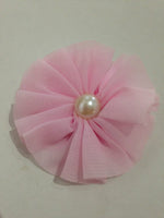 Chiffon Flower with Pearl 6cm