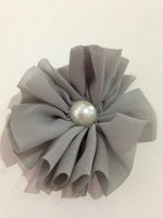 Chiffon Flower with Pearl 6cm